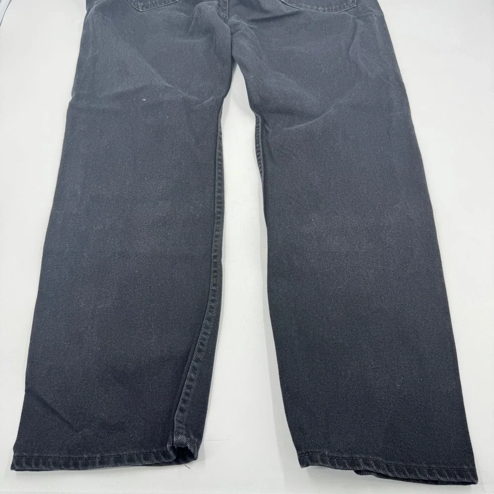 Levi's 505 Black Denim Jeans Classic Fit‎ Everyday Wear Pants 40 x 32
